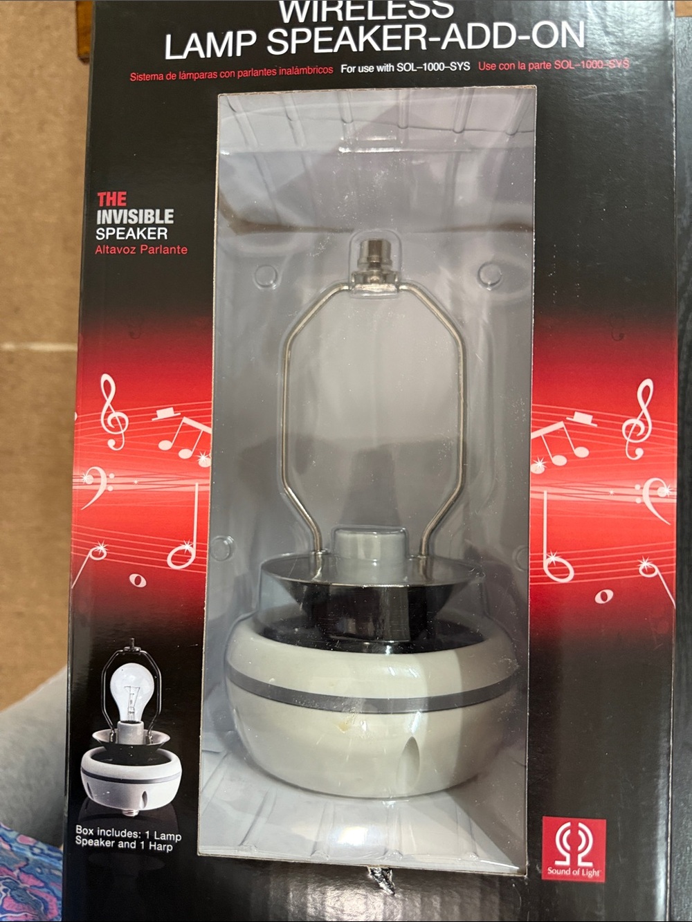 Set of 2–Wireless Lamp Speaker Add-On - White